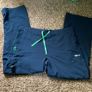 Carhartt Navy petite large scrub pants